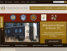 Tablet Screenshot of hixsonbrown.com